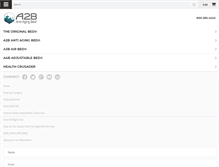 Tablet Screenshot of antiagingbed.com